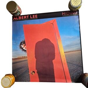 Albert Lee Hiding Album Vintage 1979 Promo Poster 24x24 A&M Records Country Rock